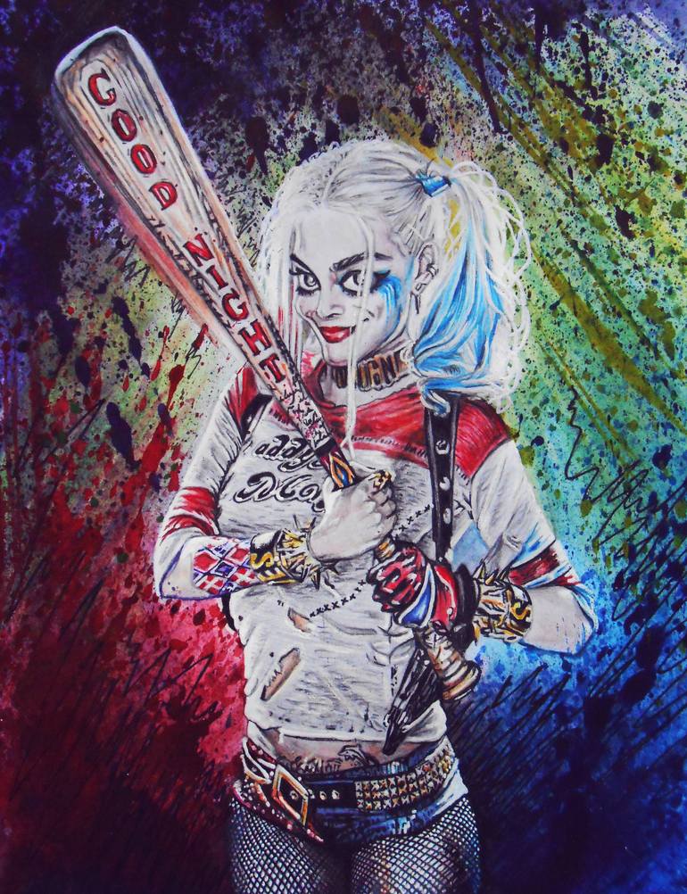 diane ahrens recommends How To Draw Cartoon Harley Quinn