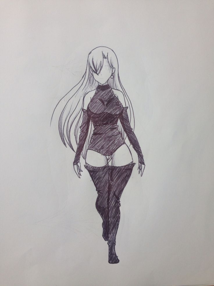 ahmed el awady share how to draw elizabeth from seven deadly sins photos