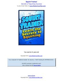 cory murawski recommends how to master squirting pic