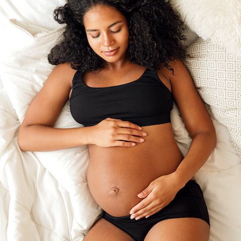 anthony milligan share huge black pregnant belly photos