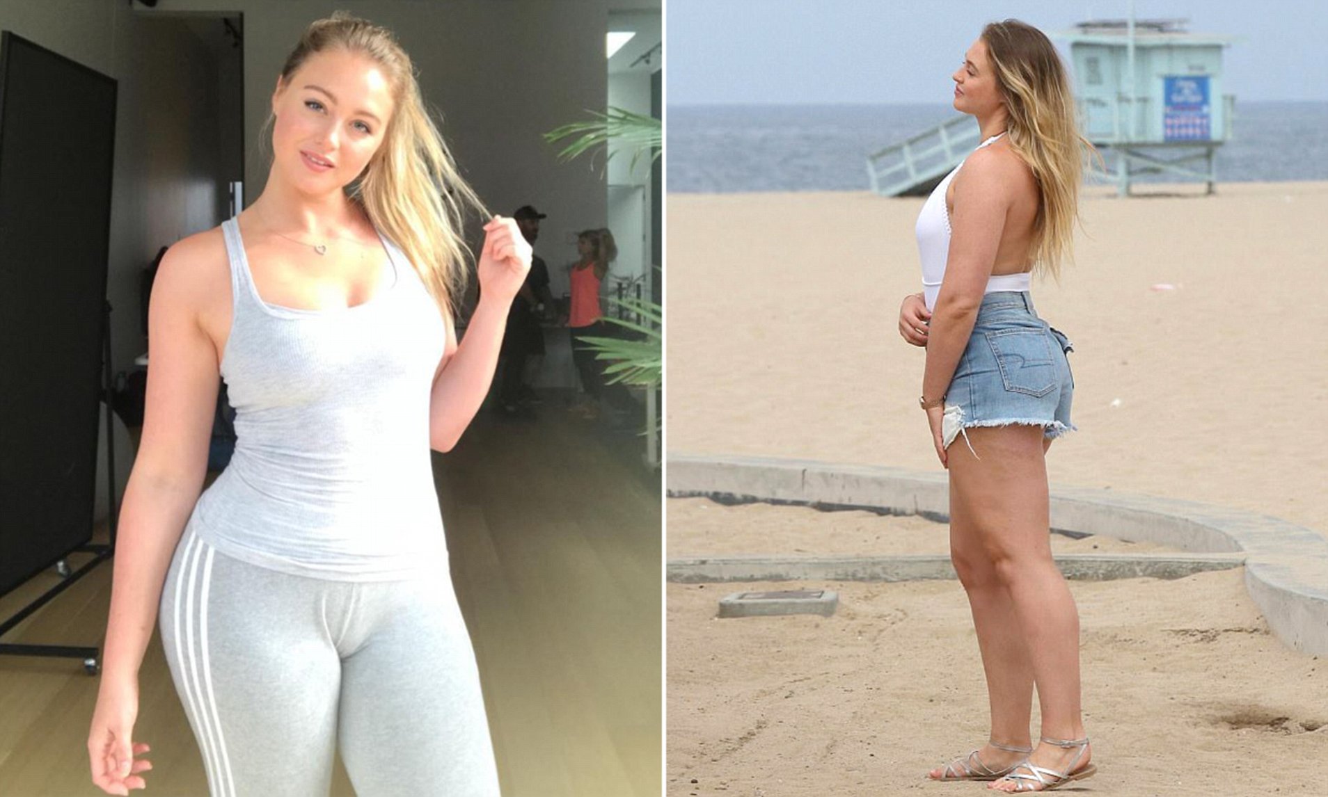 alisha slone add iskra lawrence cameltoe photo