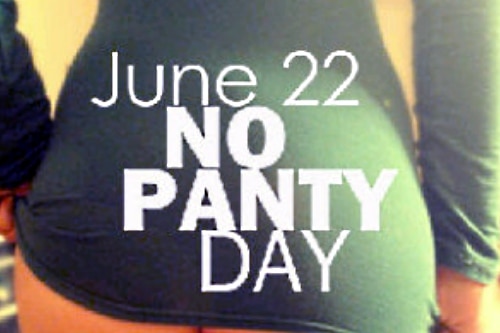 ali kaakour add june 22 no panty day photo photo