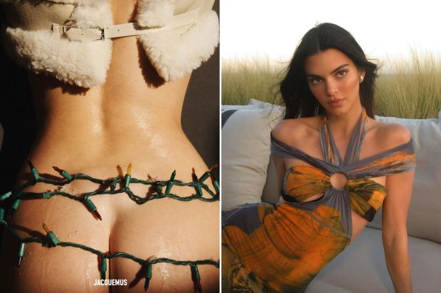 Kendall Jenner Is Butt Naked with bukkake