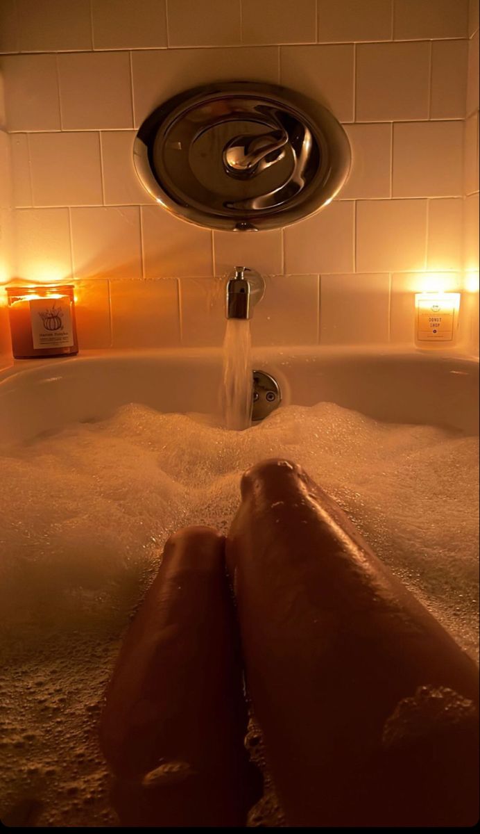 Best of Legs in bubble bath