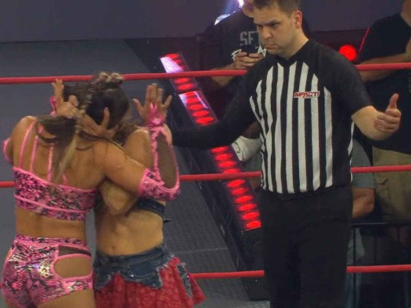 Best of Mickie james kiss trish