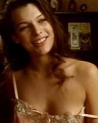 coupon code recommends milla jovovich hard nipples pic