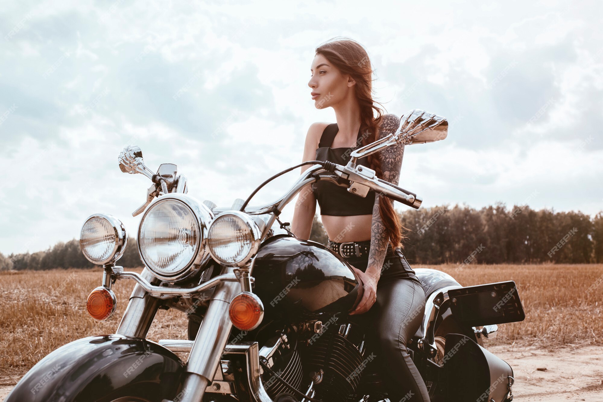 denise ann garcia add motorcycle sexy girl photo