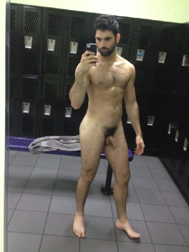 naked men in locker