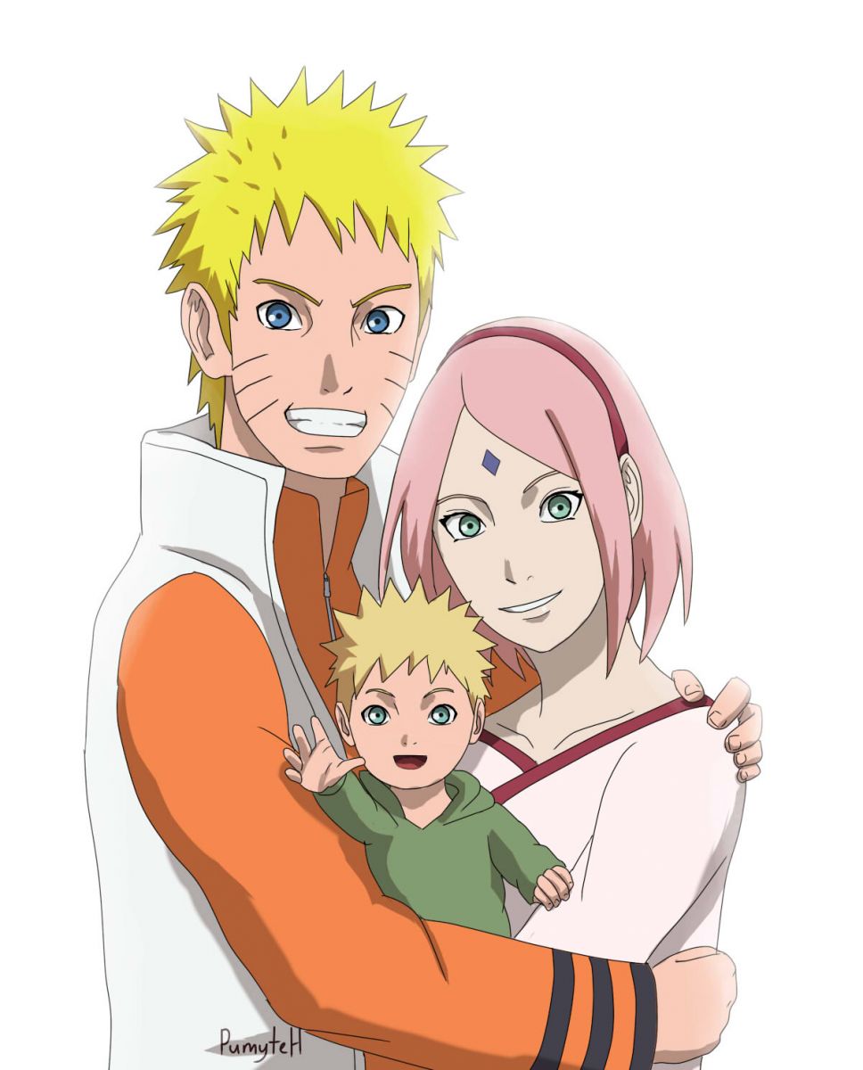 naruto and sakura family