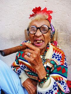 Best of Old lady with cigar