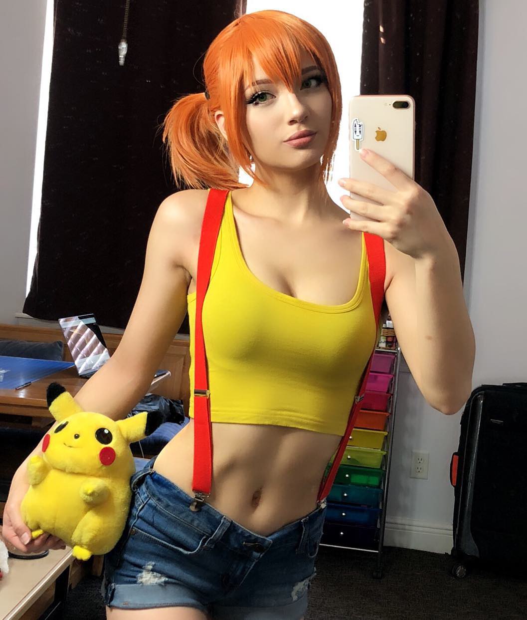 alexis gates share pokemon misty sexy cosplay photos