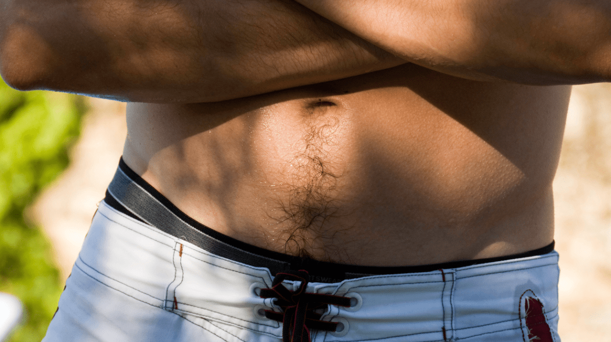 barb sandstrom recommends pubic hair poking out pic