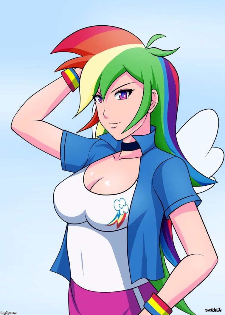 Rainbow Dash Human Hot fast fuck