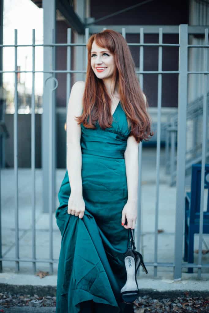 albert morales recommends redheads in green dresses pic