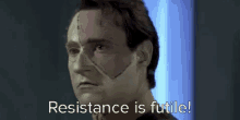 dave basco recommends resistance is futile gif pic