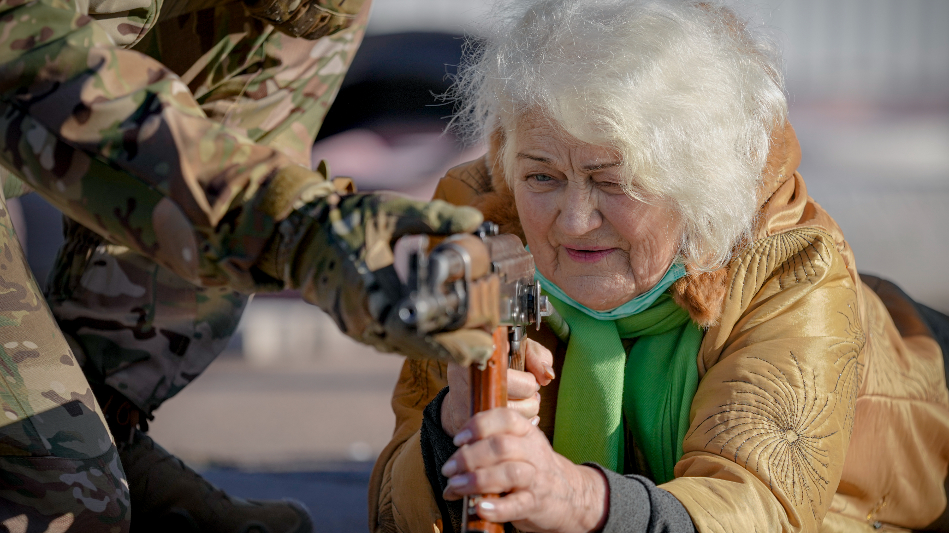 russian granny and boy