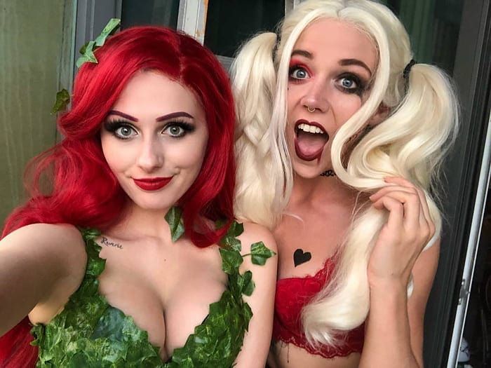 Sexy Poison Ivy And Harley european woman