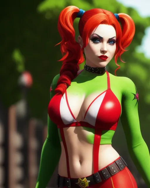 apple mint recommends sexy poison ivy and harley pic