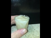 shot glass full of cum