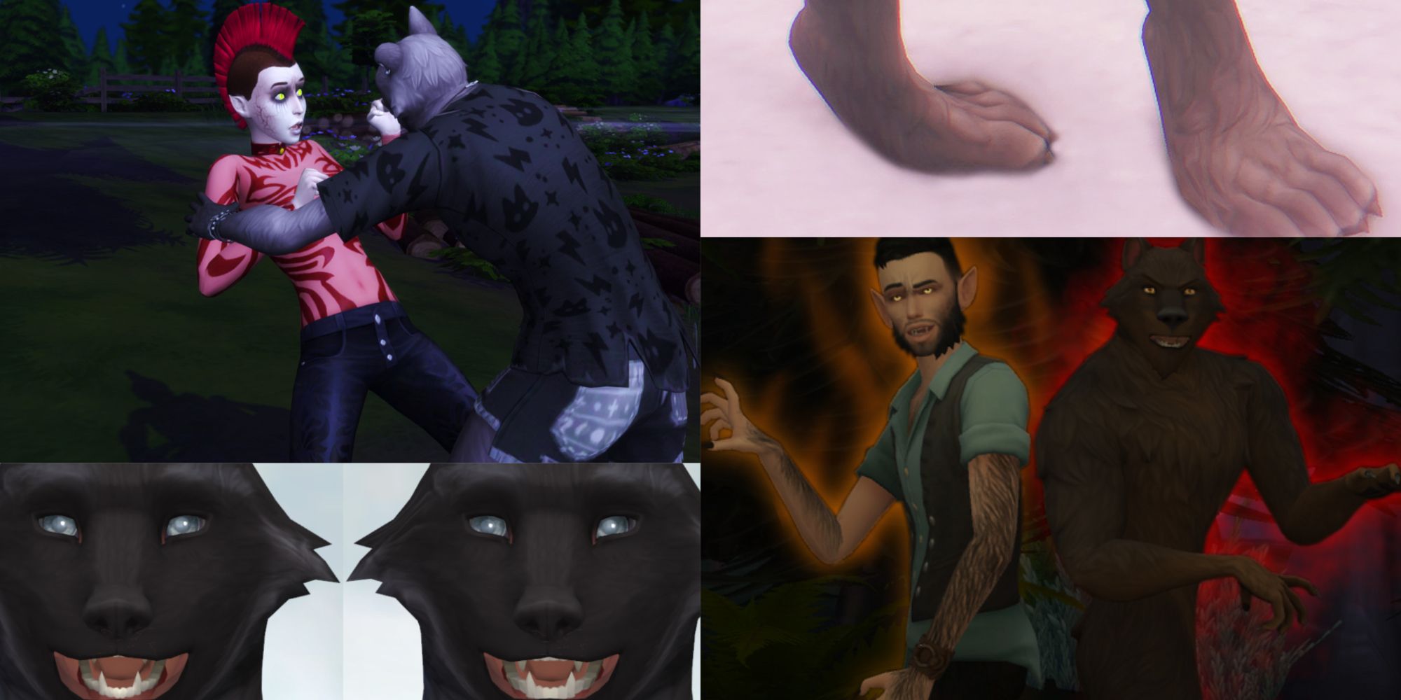 Sims 4 Wolf Feet briana lee