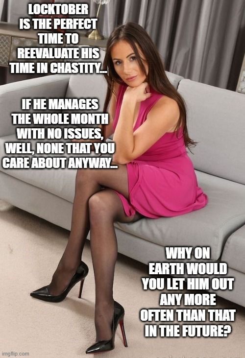 sissy chastity captions