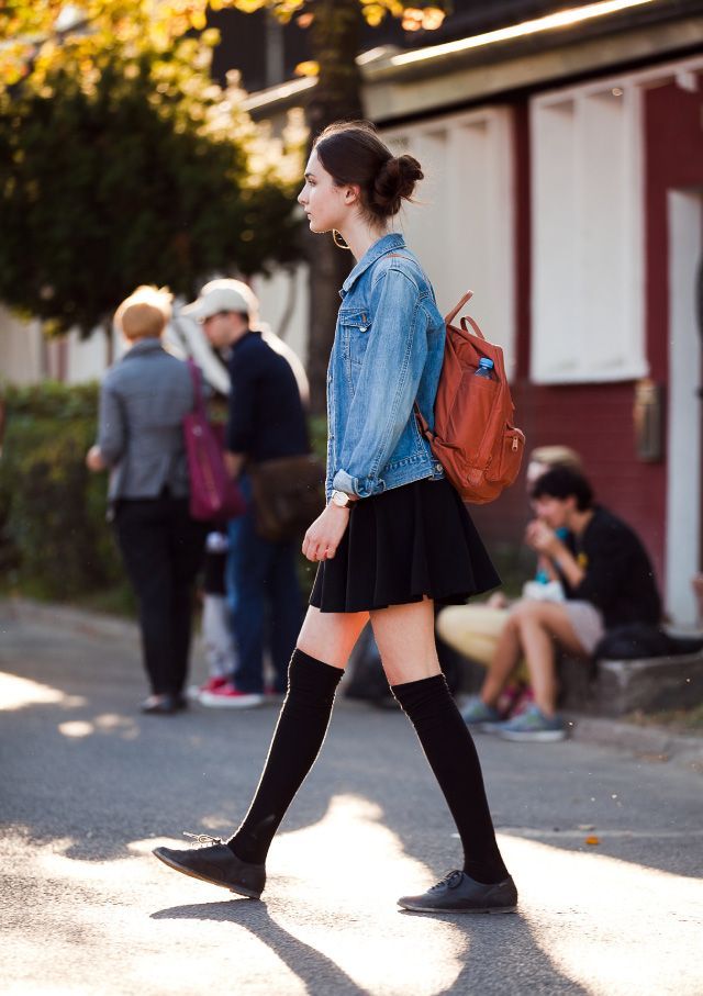 Best of Skirts with high socks