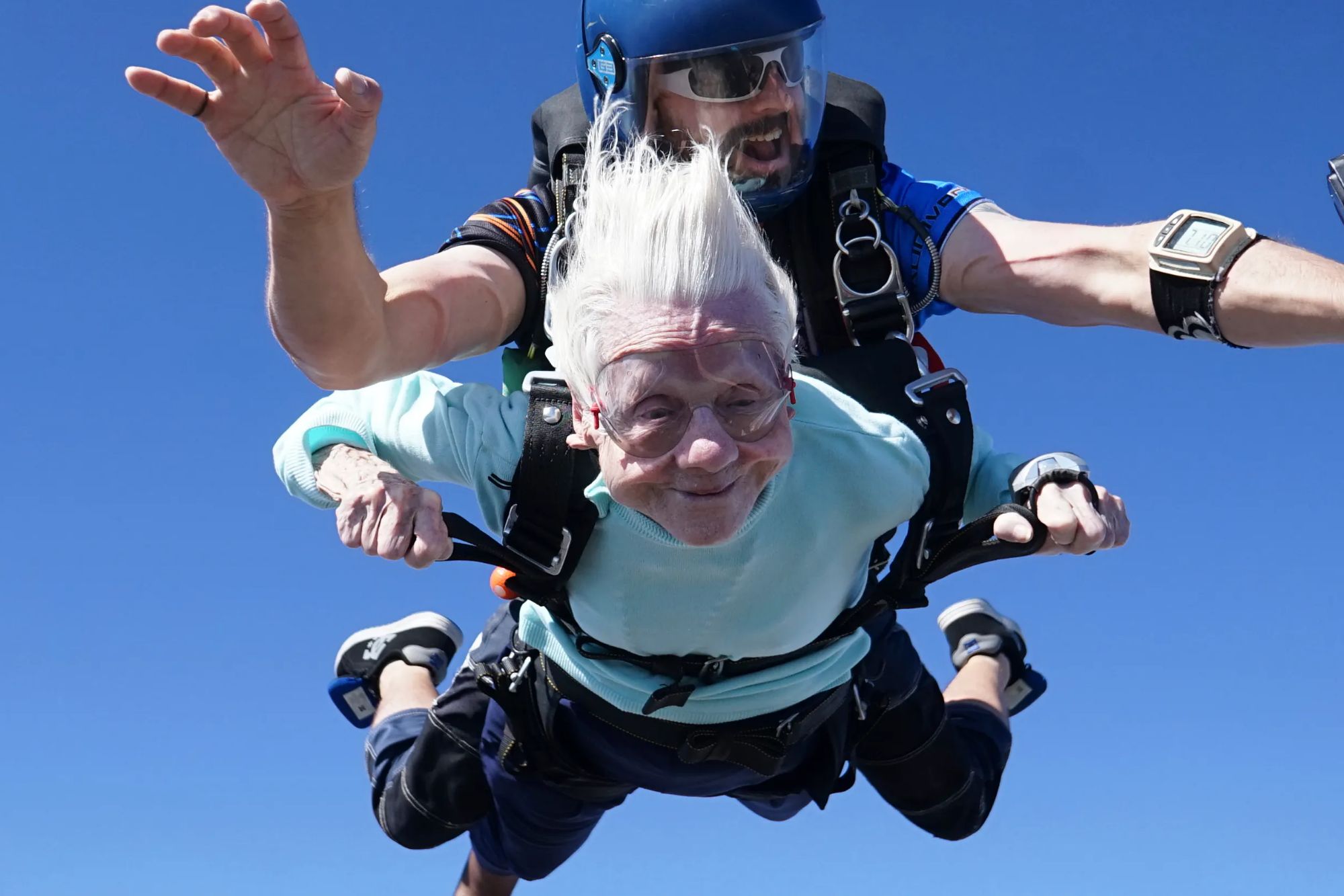 skydiving while having sex