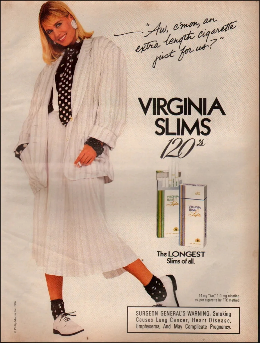 abby brandon share smoking virginia slims 120s photos