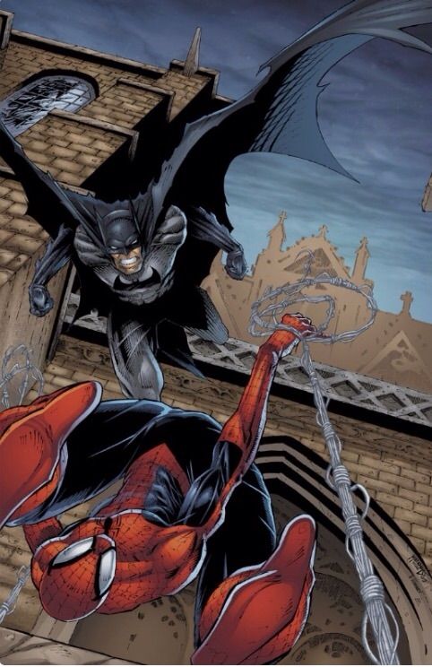 spiderman vs batman comic