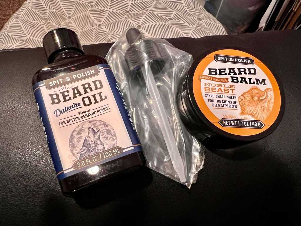 chiara ignacio share spit and polish beard oil photos