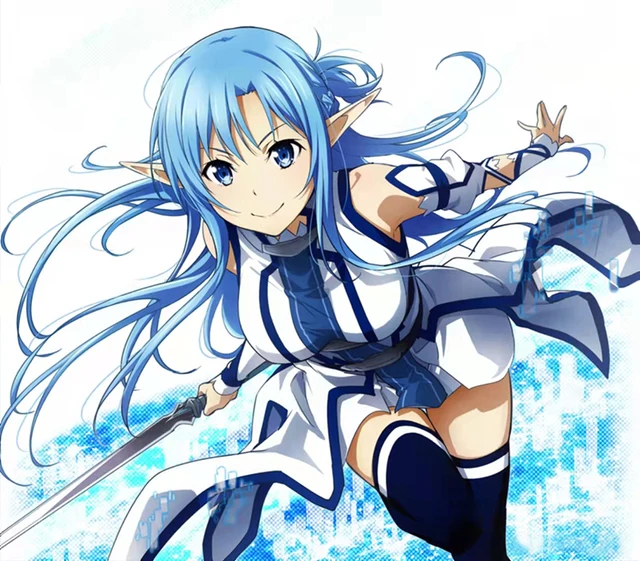 annaliza roque recommends Sword Art Online Asuna Blue Hair