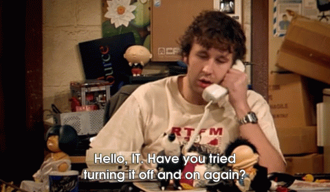 dom lachance share the it crowd turn it off gif photos