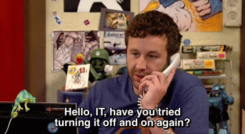abigail guinto recommends The It Crowd Turn It Off Gif