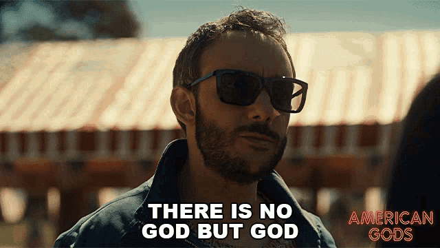 da heist recommends there is no god gif pic