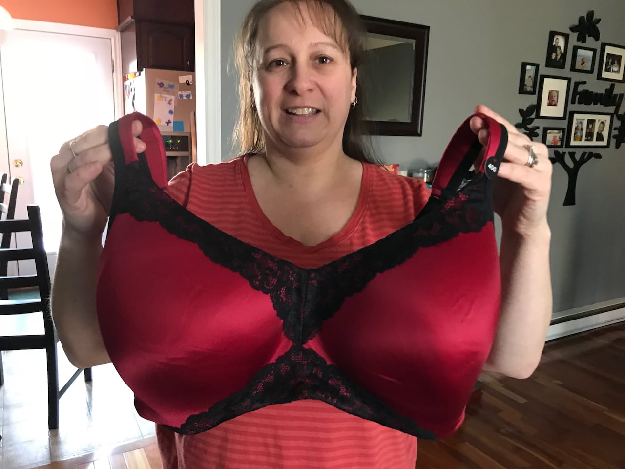 angelina spence recommends Tits Too Big