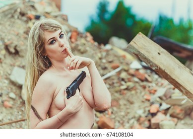 ariana verchez recommends topless girls shooting guns pic