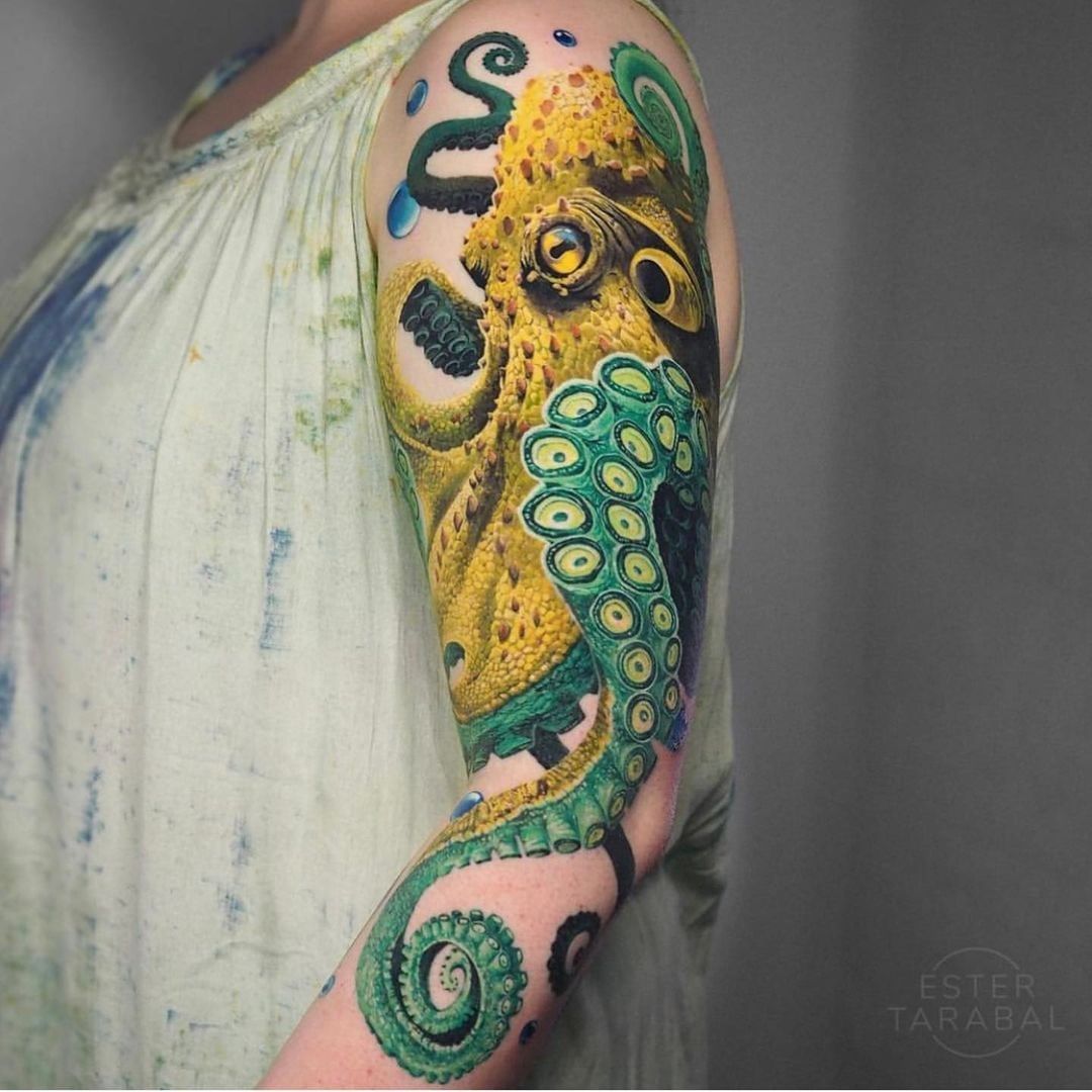 caitlin rankin recommends Woman With Octopus Tattoo